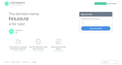 Desktop Screenshot of hrs.co.nz